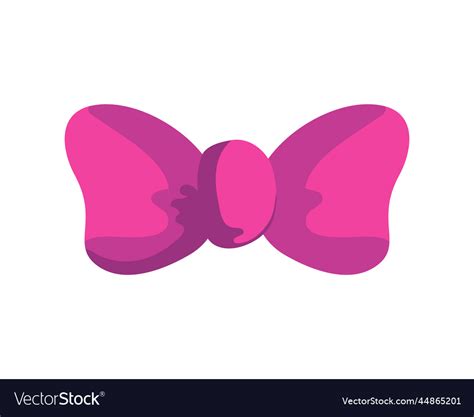 Pink Bow Design Royalty Free Vector Image Vectorstock