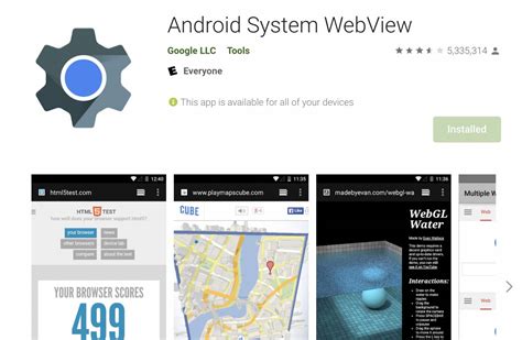 Quick Fix For Crashing Android Apps Is Through Webview Update Uninstall