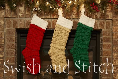 Telluride Crochet Christmas Stocking Swish And Stitch