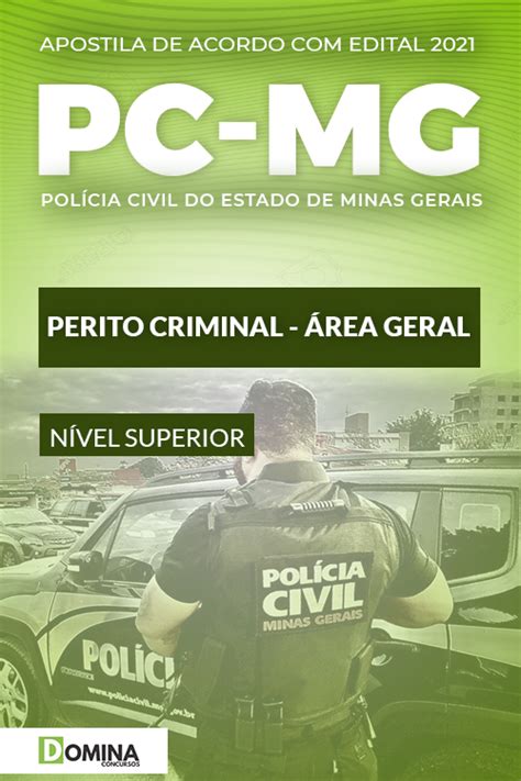 Apostila Concurso Pc Mg Perito Criminal Geral Domina Concursos