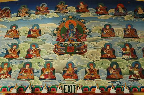 Adibuddhas And The Sakya Lineage Masters Mural Of The So Flickr