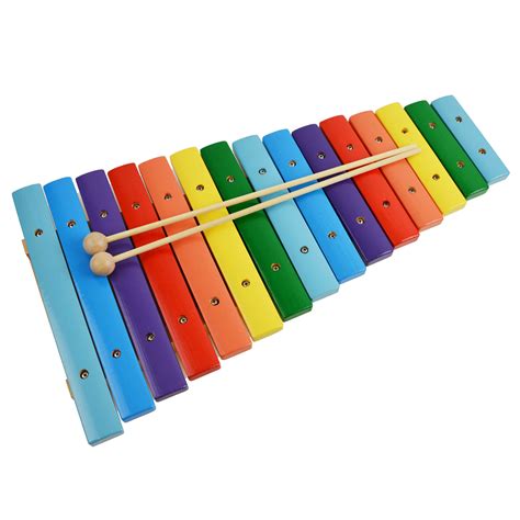 Hc1883057 15 Note Rainbow Xylophone With Beaters Findel International