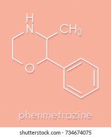 Phenmetrazine Stimulant Drug Molecule Amphetamine Class Stock Illustration 734674075 | Shutterstock