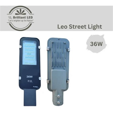 Pure White Isi W Led Street Light With Day Night Sensor Aluminium At