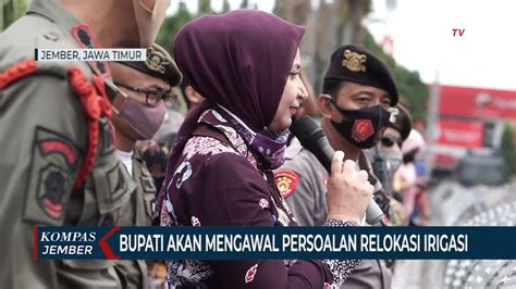 Mahasiswa Unjuk Rasa Tolak Relokasi Saluran Irigasi Pabrik Semen Youtube