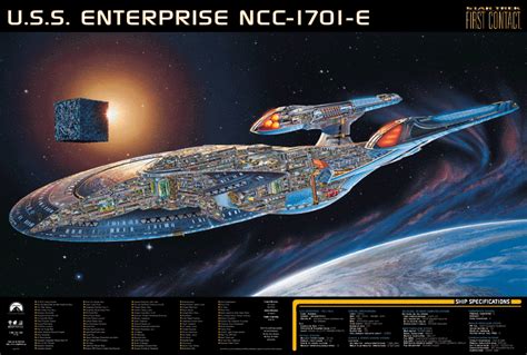 Enterprise 1701 E Ltd Ed Posters Star Trek Artwork At