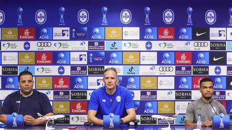 Introductory Press Conference For Al Nasr And Al Dhafra Match In The