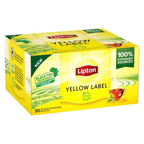 Lipton Musta Tee Yellow Label 100g 50p S Kaupat Ruoan Verkkokauppa