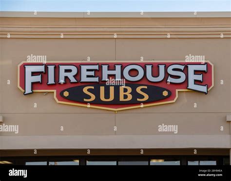 Firehouse Subs logo on exterior of building Stock Photo - Alamy