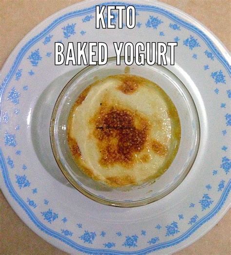 Keto Baked Yogurt Keto Bhapa Doi Indian Keto Dessert And Snack