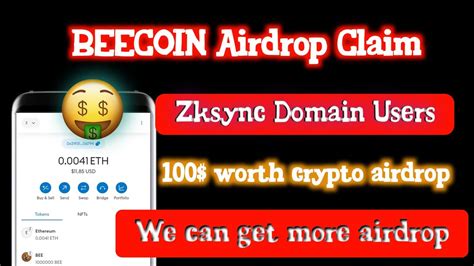 🤑claim Beecoin 100 Airdrop With Zksync Domain In Tamil🔀we Can Get