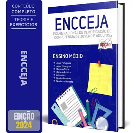 Apostila Encceja 2024 Ensino Médio Parcelamento sem juros