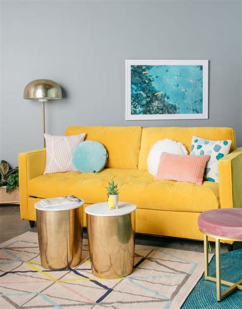 20+ Mustard Couch Living Room – The Urban Decor