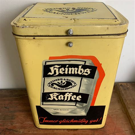 Vintage Blechdose Heimbs Kaffee Trödelfuchs Vintage Shop