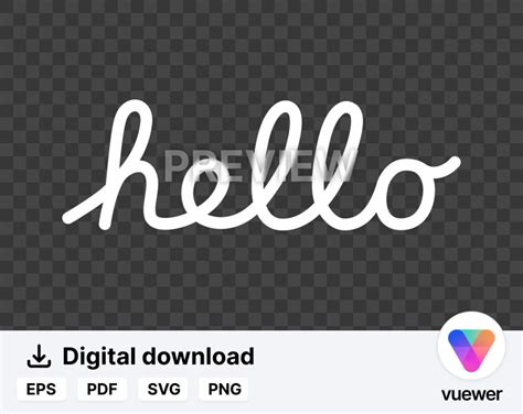 Hello Apple Retro Svg Download Digital Vector Cutting Etsy