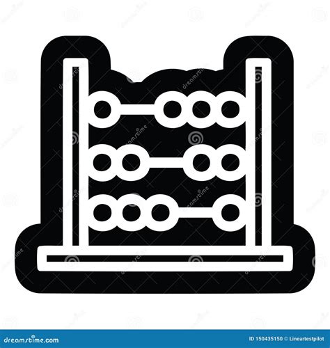 Traditional Abacus Icon Symbol Stock Vector Illustration Of Graphic