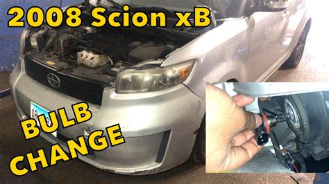 How To Replace Head Light Bulb On Scion Xb And More Youtube