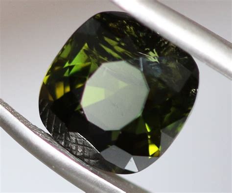 Deep Green Brownish Tourmaline 6 60 Ct Catawiki