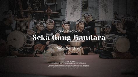 Aud Gending Sekaa Gandara Lomba Baleganjur Ngarap Manggur Bayu