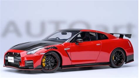 Nissan Gt R R35 Nismo 2022 Special Edition Vibrant Red 77502 Scale 1 18 Eztoys Diecast