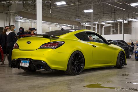 Hyundai Genesis Coupe In Matte Yellow