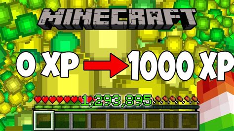 Easy Infinite Xp Glitch Minecraft Java Xp In Seconds