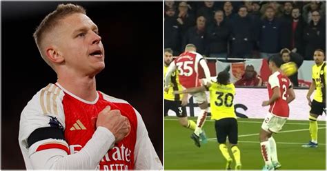 Oleksandr Zinchenko Scores Scissor Kick Goal In Arsenal 3 1 Burnley