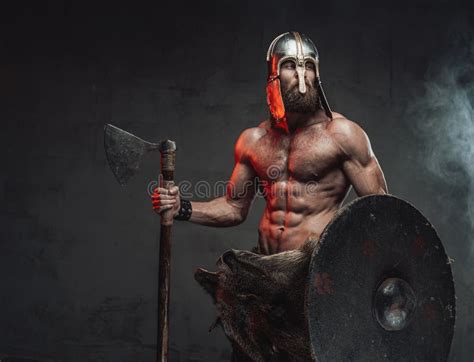 Naked Barbarian Holding Body Of Dead Woman In Arms Stock Photo Image Of Affectionate African