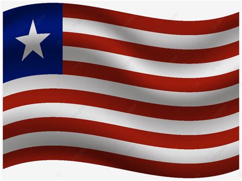 Liberia Flag Vector Hd Png Images Liberia National Flag Vector Illustration Travel Pride