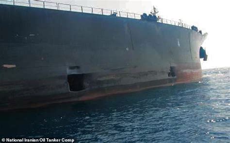 Holes In Iranian Oil Tanker Hit By Two Missiles Revealed For First Time