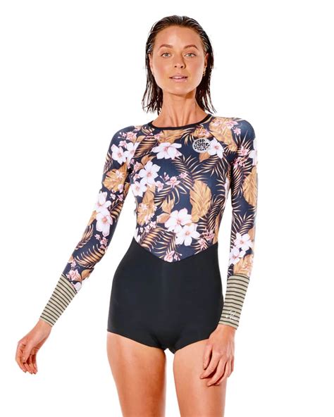 1mm Womens Rip Curl G Bomb Ls Boyleg Springsuit Wetsuit Wearhouse