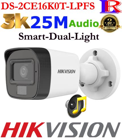 K Audio Bullet Camera Ds Ce K T Lpfs Hikvision Sri Lanka