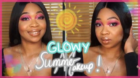 Glowy Summer Makeup For Oily Skin Using New Products Youtube