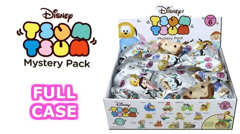 Disney Tsum Tsum Mystery Pack Series 6 Blind Bag Full Case Unboxing