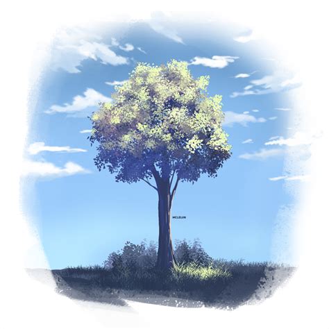 Painting Anime Tree