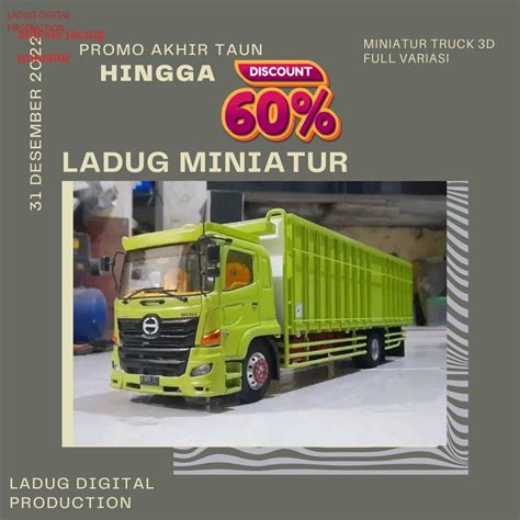 Jual Miniatur Truck Tronton Full Hd Gandengan Shopee Indonesia