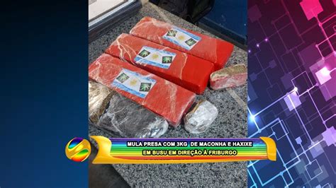 MULA PRESA 3KG DE MACONHA E HAXIXE EM BUSU EM DIREÇÃO À FRIBURGO 29