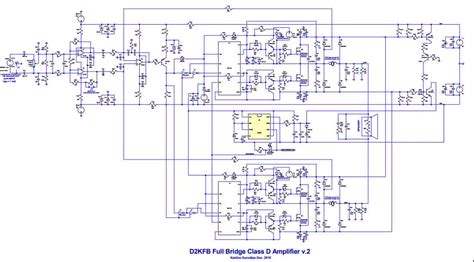 Class D Amplifier Schematic 100w Class D Amplifier Class D