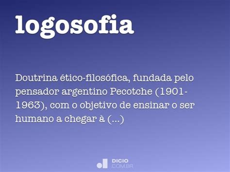 Logosofia Dicio Dicion Rio Online De Portugu S