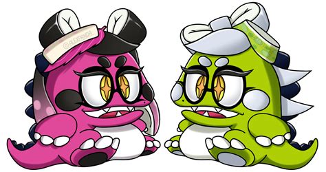 Callie And Marie Bubble Bobble By Alexpandab On Newgrounds