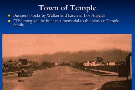 History of Temple City