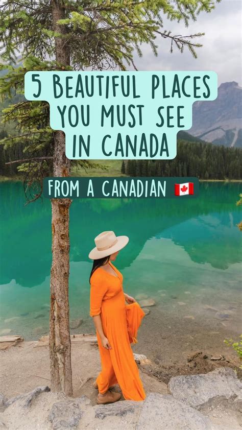 5 Beautiful Places You Must See In Canada From A Canadian Canada Destinations Canada Travel