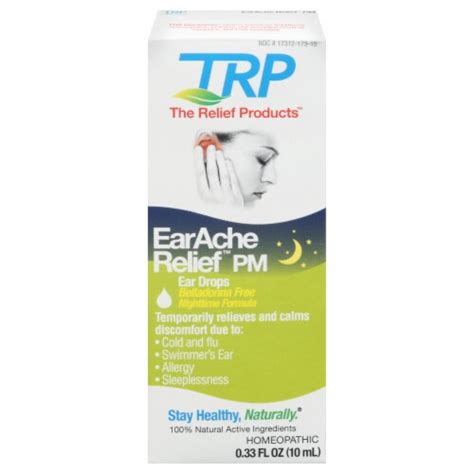 Trp Company Earache Relief Pm Drops 1 Each 33 Fz 1 Ct 33 Fz