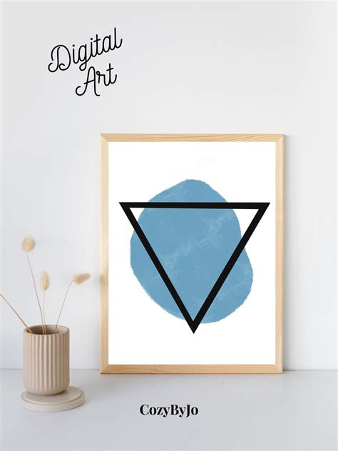 Water Symbol Element Blue Digital Art - Etsy