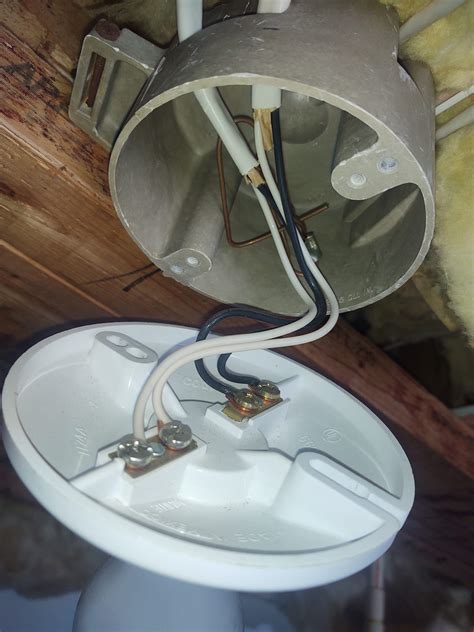 Wiring Is The Junction Box Necessary With Flush Mount Led Fixture Home Improvement Stack