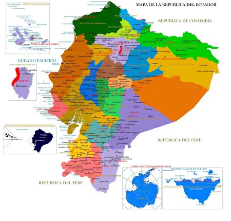 Mapa Politico Del Ecuador Con Sus Provincias Y Capitales Muchas Images