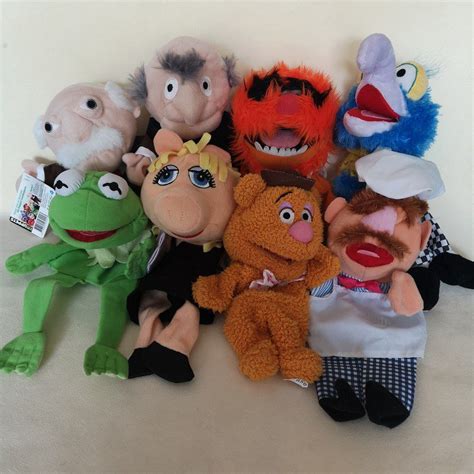 Handpoppen De Muppets Kermit Miss Piggy Animal Gonzo Danish Chef