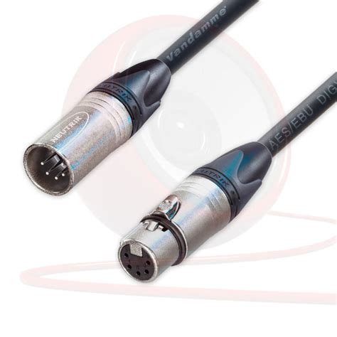 DMX 3 Pin XLR To XLR Van Damme Lead Stage Lighting Control Cable