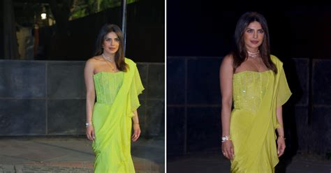 Priyanka Chopra Looked Splendid At Parineeti Chopras Engagement