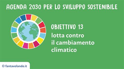 Agenda 2030 Obiettivo 13 YouTube